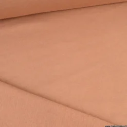Tissu jersey French terry uni cassonade - OEKO TEX