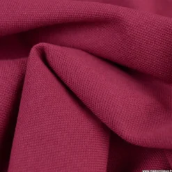 Tissu jersey maille polo Grenat - OEKO TEX