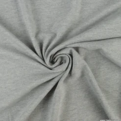 Tissu jersey maille polo gris chiné - OEKO TEX