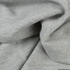 Tissu jersey maille polo gris chiné - OEKO TEX