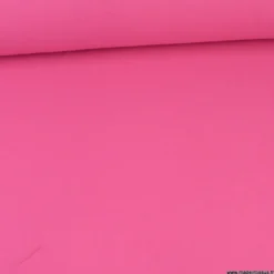 Tissu jersey maille polo rose fuchsia - OEKO TEX