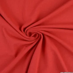Tissu jersey maille polo rouge Hermes - OEKO TEX