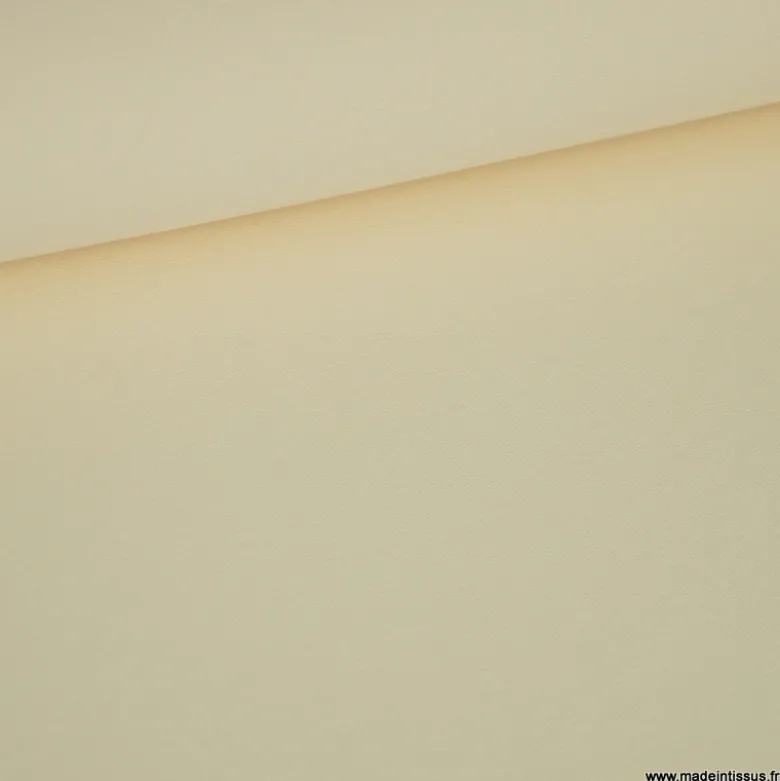 Tissu Jersey milano piqué - Blanc cassé