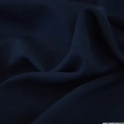 Tissu Jersey milano piqué - Bleu marine