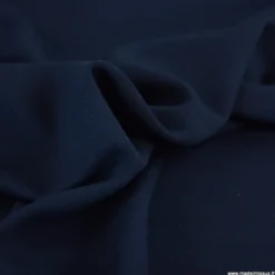 Tissu Jersey milano piqué - Bleu marine