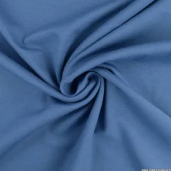 Tissu Jersey milano uni coloris bleu indigo - OEKO TEX