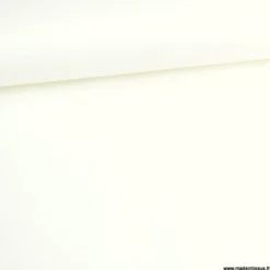 Tissu Jersey milano uni coloris blanc cassé Milk - OEKO TEX