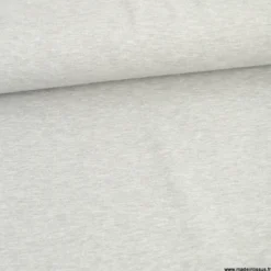 Tissu Jersey milano uni coloris gris - OEKO TEX
