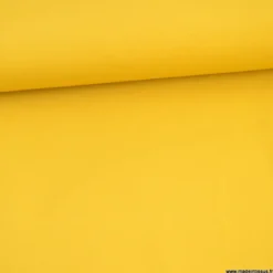 Tissu Jersey milano uni coloris jaune - OEKO TEX