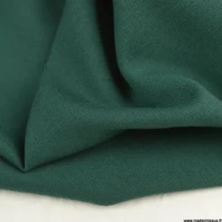Tissu Jersey milano uni coloris vert foncé - OEKO TEX