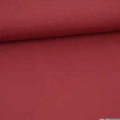 Tissu Jersey milano uni coloris rouge Hermès - OEKO TEX
