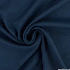 Tissu Jersey milano uni coloris bleu marine - OEKO TEX