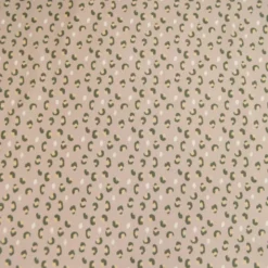 Tissu jersey à motif léopard fond sable - OEKO TEX