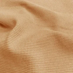 Tissu jersey nid d'abeille Camel - OEKO TEX