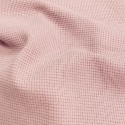 Tissu jersey nid d'abeille rose pétale - OEKO TEX