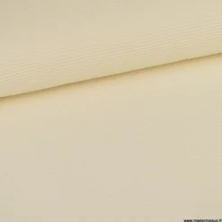 Tissu jersey ottoman - Naturel