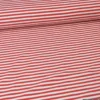 Tissu jersey à rayures type marinière Rouge et blanc - OEKO TEX