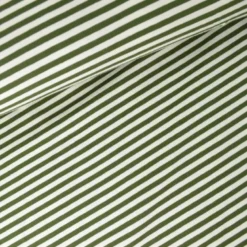 Tissu jersey à rayures type marinière vert bouteille et blanc - OEKO TEX