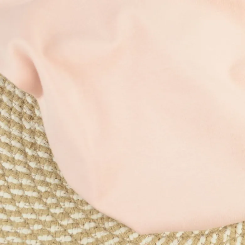 Tissu jersey rose clair - OEKO TEX