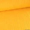 Tissu jersey torsadé jaune moutarde