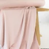 Tissu jersey velours Chilly ultra doux - Rose clair