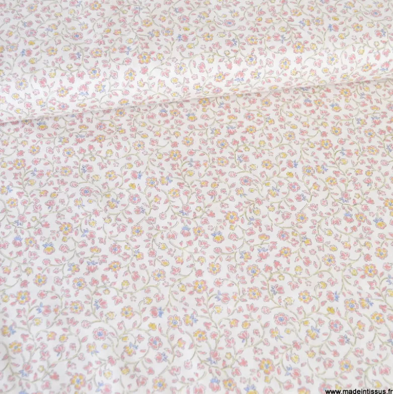 Tissu Kokka motif petits fleurs - collection Flownny