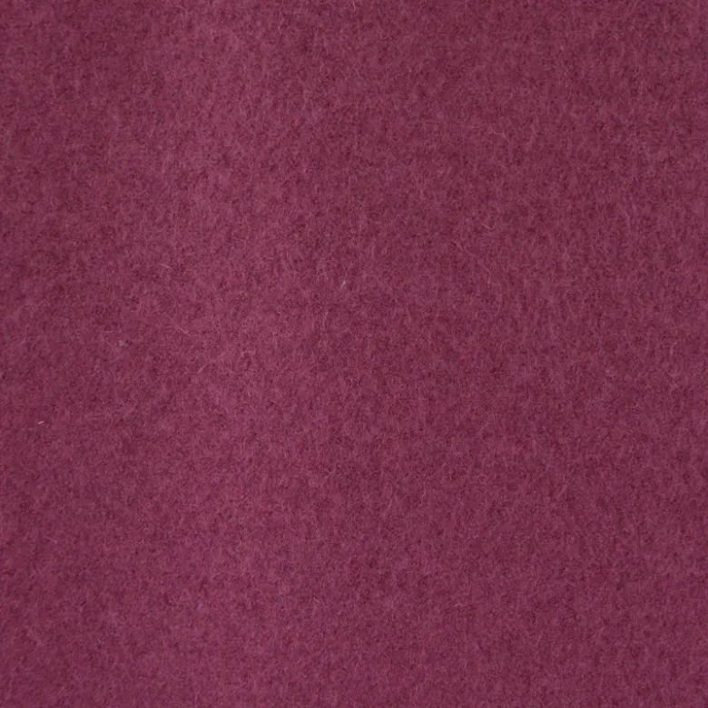 Tissu Laine bouillie coloris bordeaux 100% laine - oeko-tex