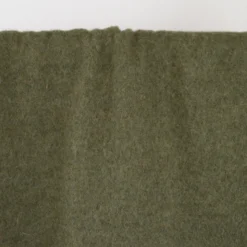 Tissu Laine bouillie coloris kaki 100% laine - oeko-tex