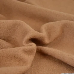 Tissu Laine bouillie 100% laine - coloris Camel