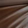 Tissu leger imperméable étanche polyester enduit acrylique chocolat.
