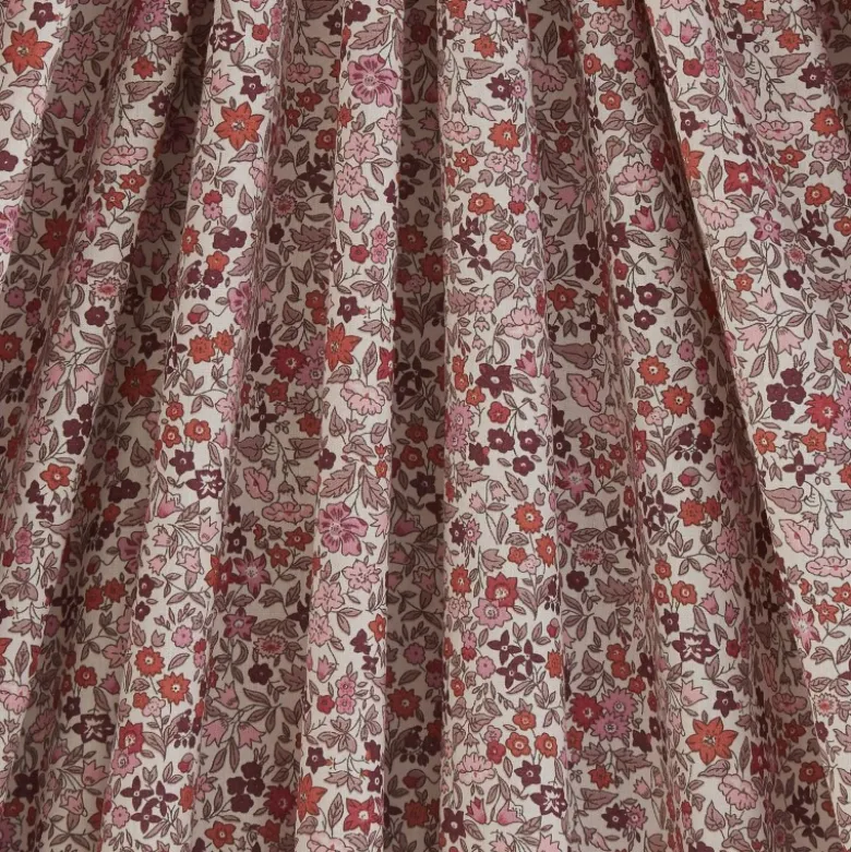 Tissu Liberty Ava B fleurs brique - OEKO TEX