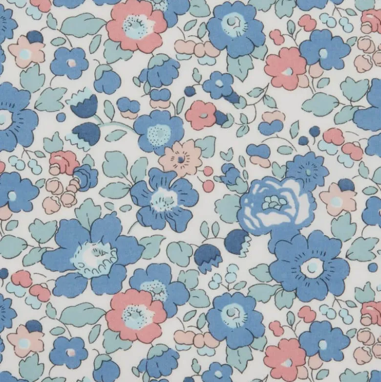 Tissu Liberty Betsy Bleu - OEKO TEX