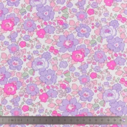 Tissu Liberty Betsy Fluo Lilas - OEKO TEX