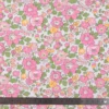 Tissu Liberty Betsy rose et orange fluo - OEKO TEX