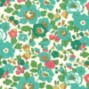 Tissu Liberty Betsy Vert - OEKO TEX