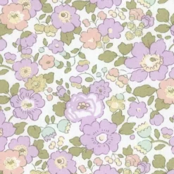 Tissu Liberty collection Betsy Lilas Or clair Irisé - OEKO TEX