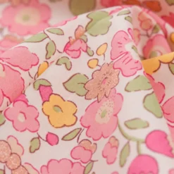 Tissu Liberty collection Betsy Métallic Rose - OEKO TEX