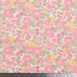 Tissu Liberty collection Betsy Métallic Rose - OEKO TEX