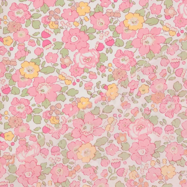 Tissu Liberty collection Betsy Métallic Rose - OEKO TEX