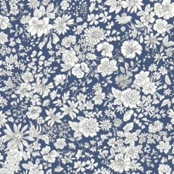 Tissu Liberty Fabrics - collection Emily Belle - Sapph indigo - OEKO TEX