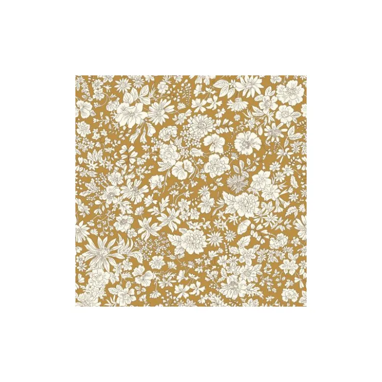 Tissu Liberty Fabrics - collection Emily Belle - Moutarde Gold - OEKO TEX