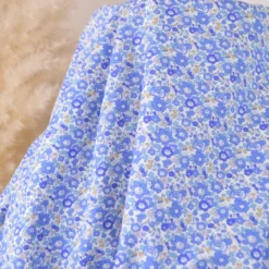 Tissu Liberty New Betsy Ann Bleu - OEKO TEX