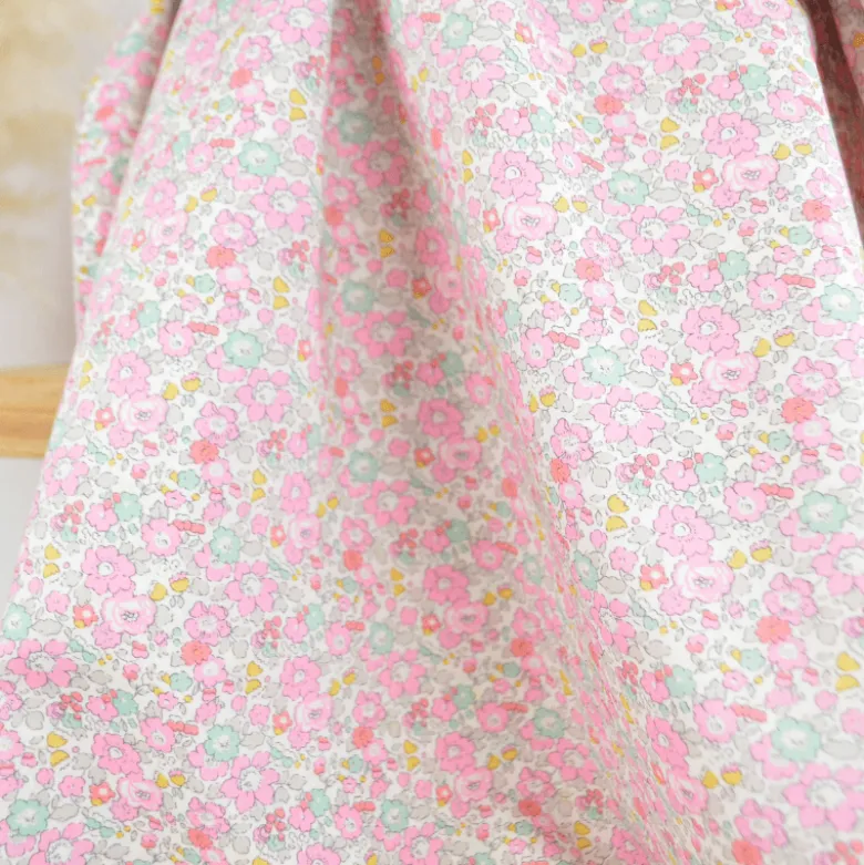 Tissu Liberty New Betsy Ann Sweet Pink - OEKO TEX