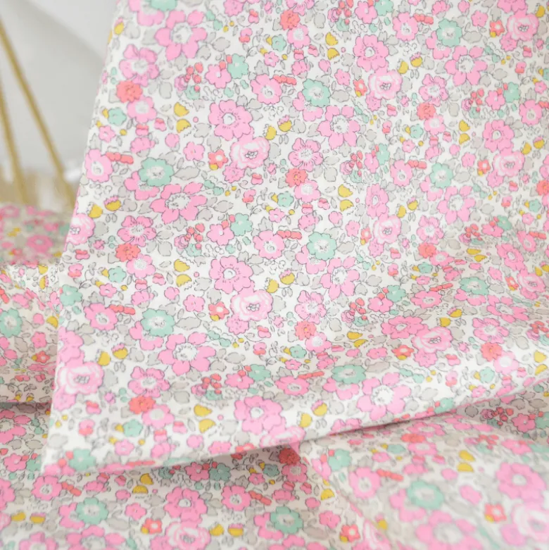 Tissu Liberty New Betsy Ann Sweet Pink - OEKO TEX