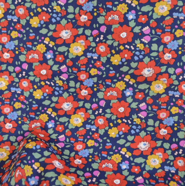 Tissu Liberty of London - Betsy Meadow Ultra marine