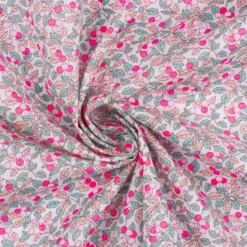 Tissu Liberty of London - Colleen's Rose fluo