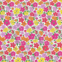Tissu Liberty Organic Betty Bea Mimosa fleurs - OEKO TEX