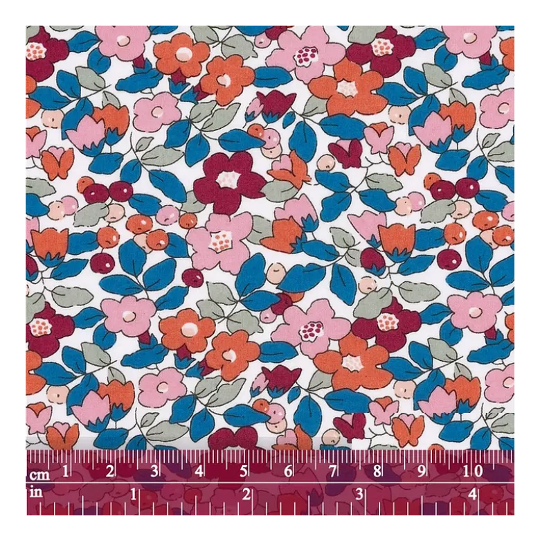 Tissu Liberty Tana Lawn - Betsy Berry - Rose Eglantier