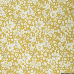 Tissu Liberty Tana Lawn - Betsy boo moutarde - OEKO TEX
