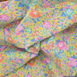 Tissu Liberty Tana Lawn Clare Rich jaune - OEKO TEX